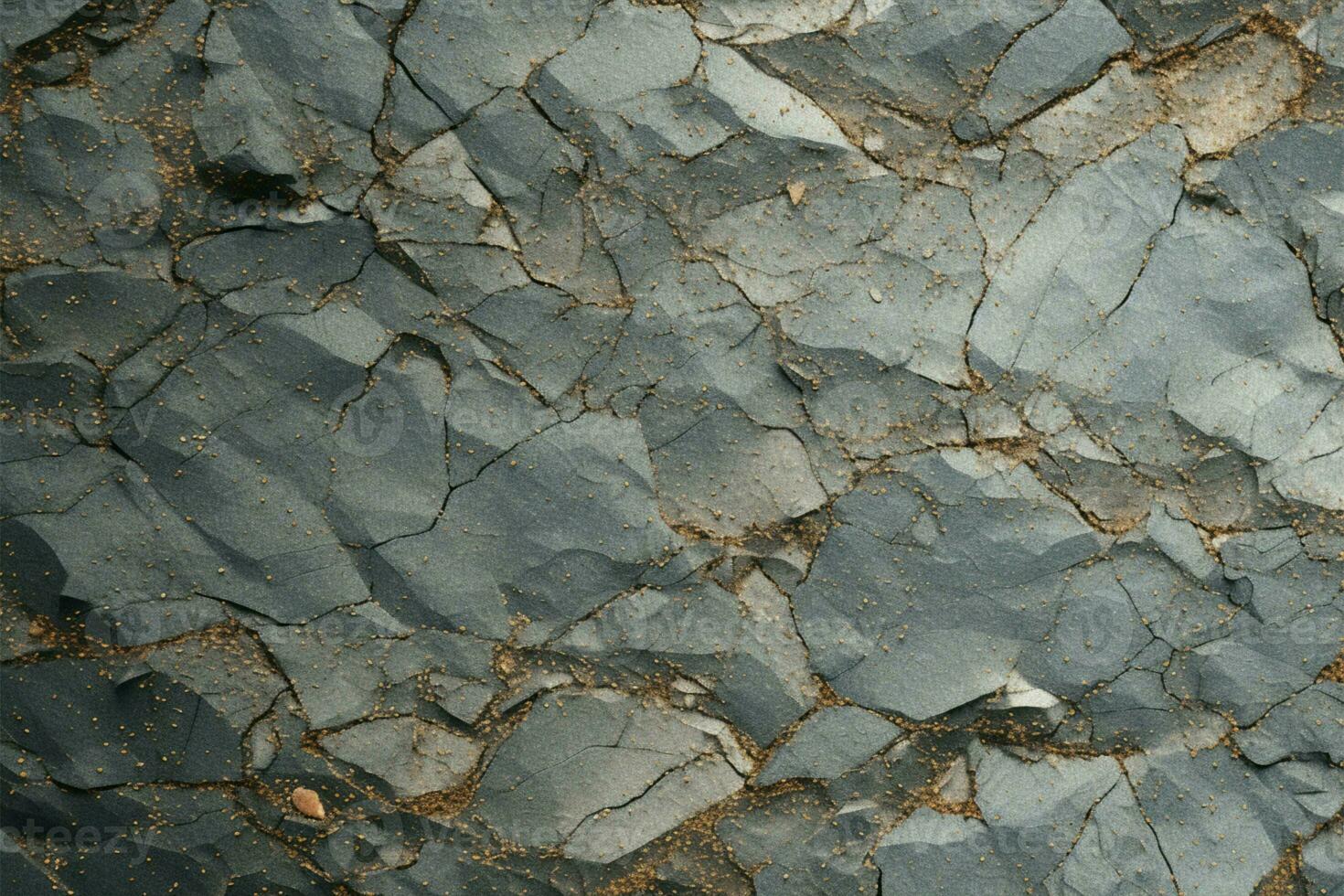 Natural ground texture created by the rugged beauty of rocky surfaces AI Generated photo