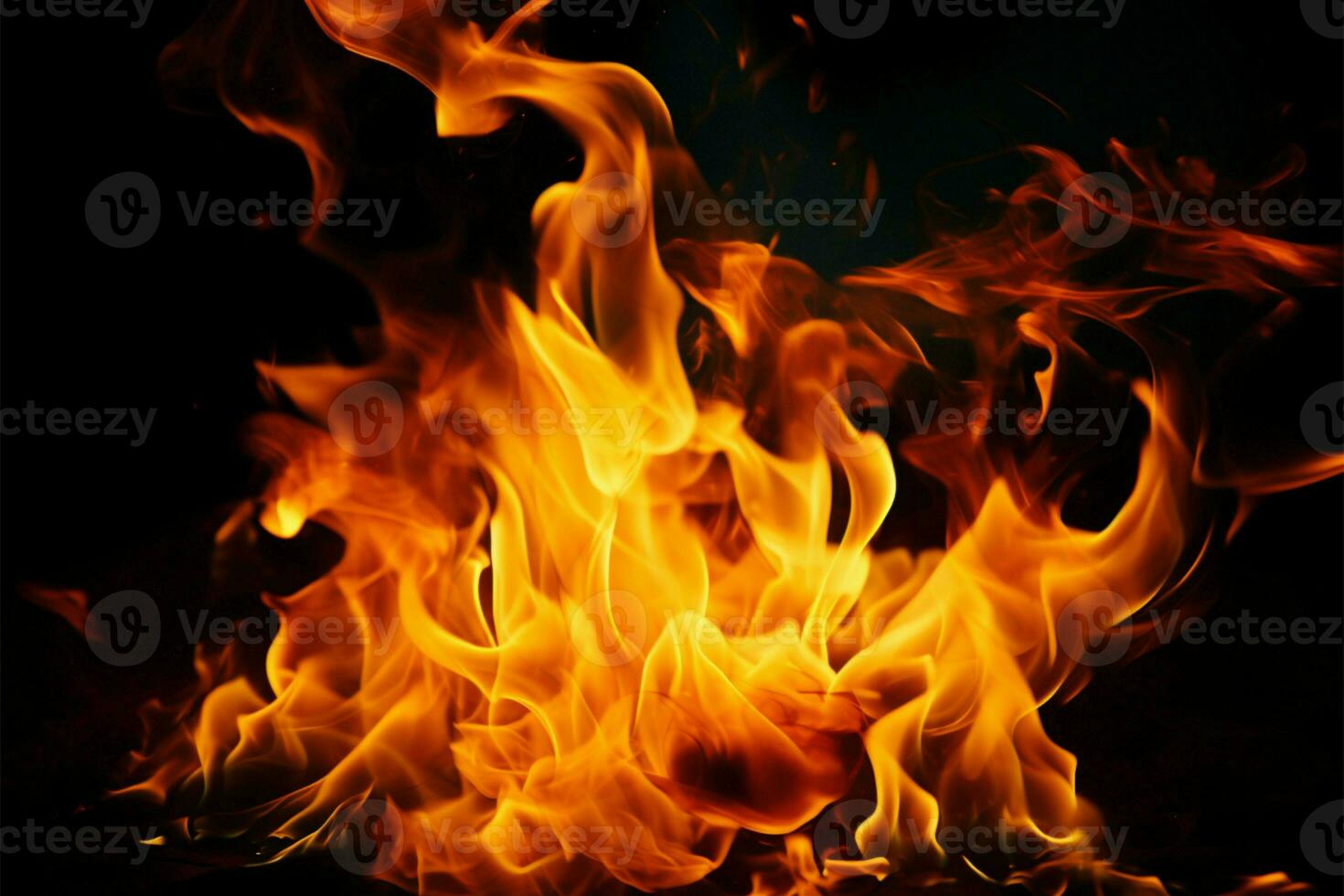 Flame texture Burning material backdrop, a fiery blaze and torch AI Generated photo