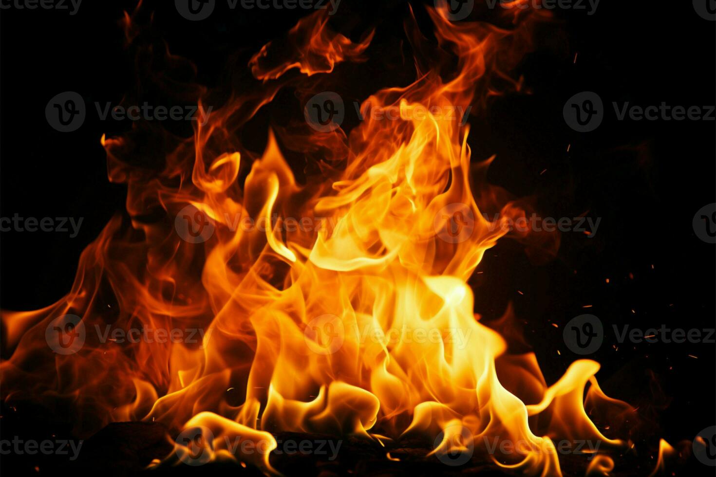 Burn effect pattern with a fiery blaze and torch backdrop AI Generated photo