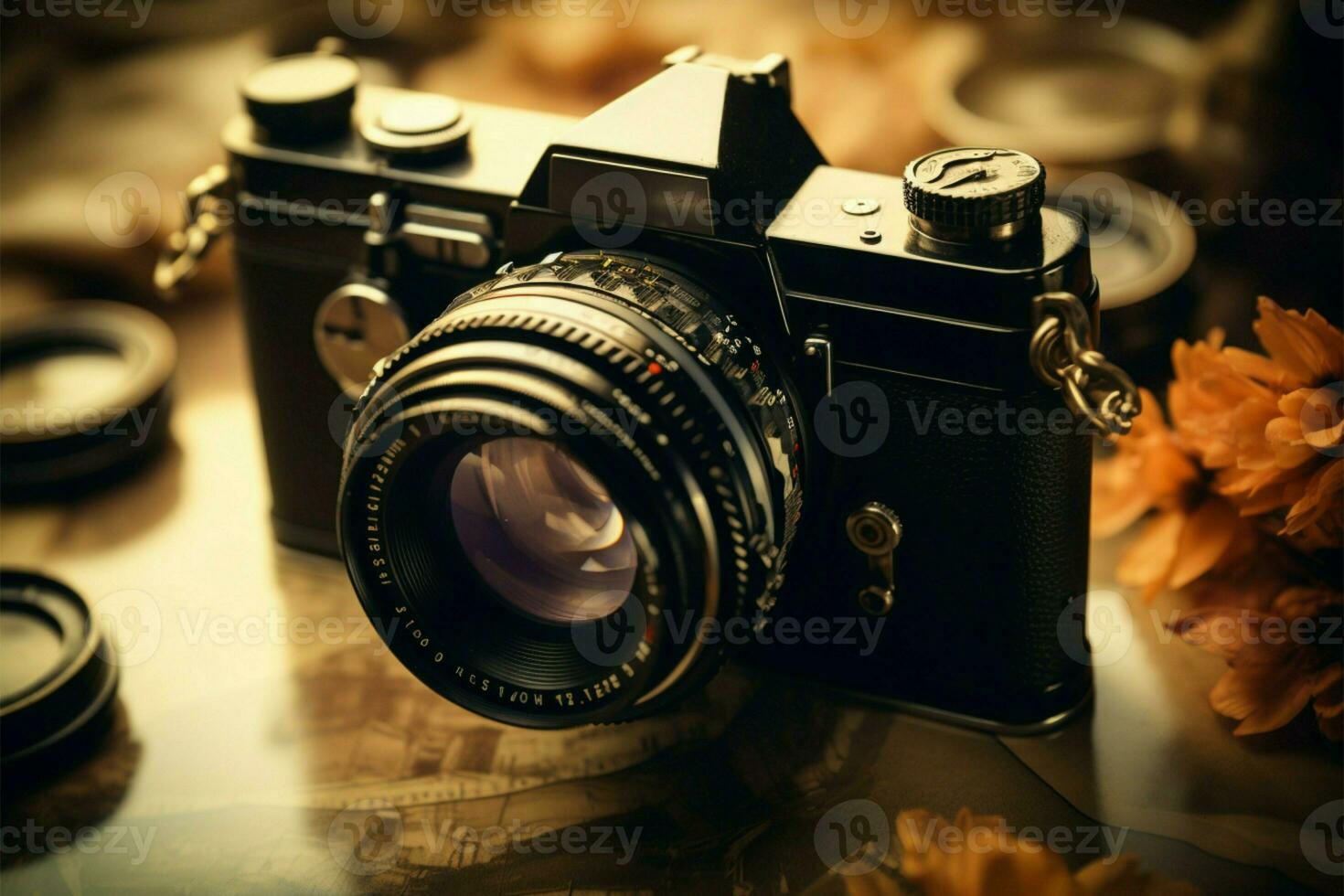 Vintage photography concept Where artistry meets nostalgia in image capture AI Generated photo