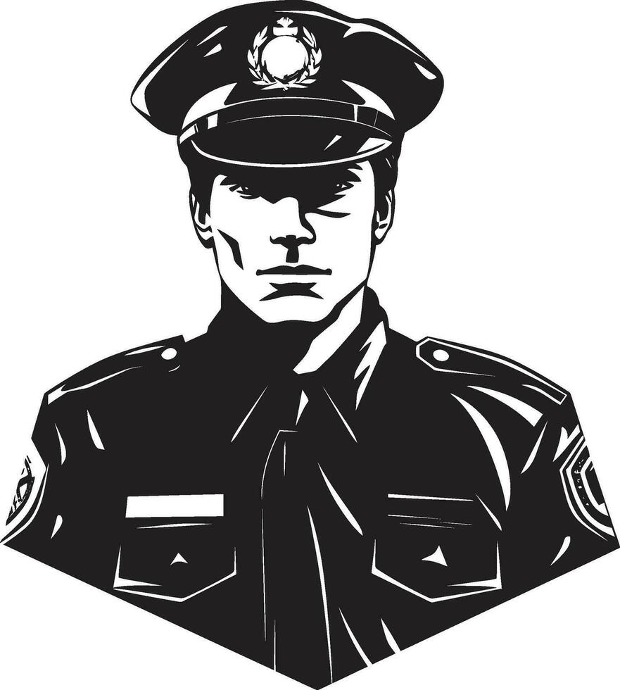 Enforcing the Law Police Officer Vector Designs Vector Heroes of Law Enforcement Police Officers