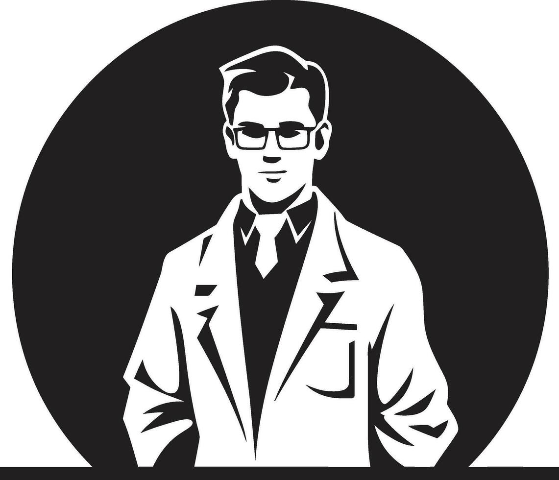 Pharmacists Precision Vector Style Pharmacy Care Illustrated in Vectors