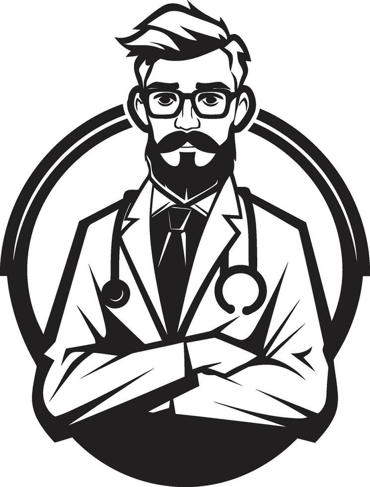 Physician Vector Portraits A Step by Step Tutorial Anatomy of a Physician Vector Illustration Breakdown