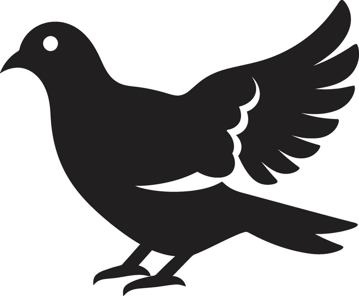 City Wings Pigeon Vector Illustrations That Soar Above the Rest Pigeon Moments in Vector Artistic Expressions of Peace