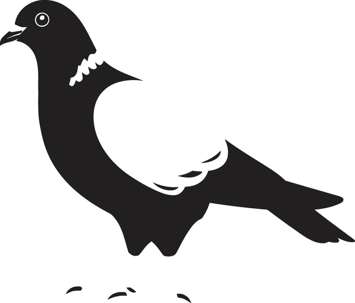 Pigeon Silhouettes Vector Illustrations for a Touch of Elegance Citys Finest Pigeon Vector Illustrations for Modern Designers