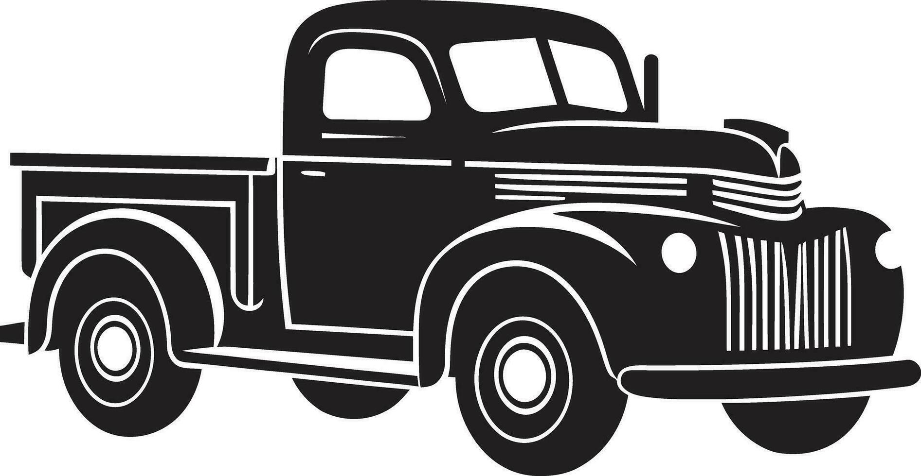 Vector Graphics of a Pickup Truck On the Go Pickup Truck Adventure Vector Art for the Wild at Heart