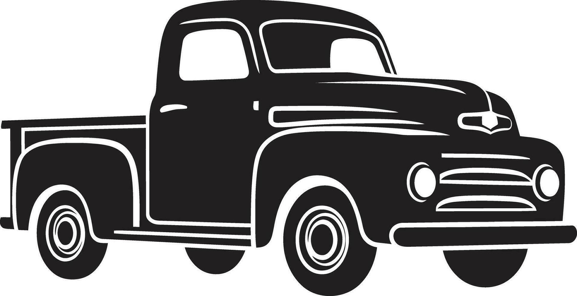 Pickup Truck Adventure in Vector Illustration Pickup Truck Vector Where Style Meets Utility