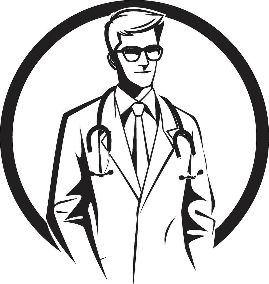 Physician Portraits in Pixels A Creative Journey The Healing Power of Physician Vector Graphics