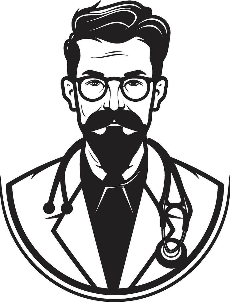 Digital Diagnosis The World of Physician Vector Graphics Doctors Canvas Navigating Physician Vector Creation