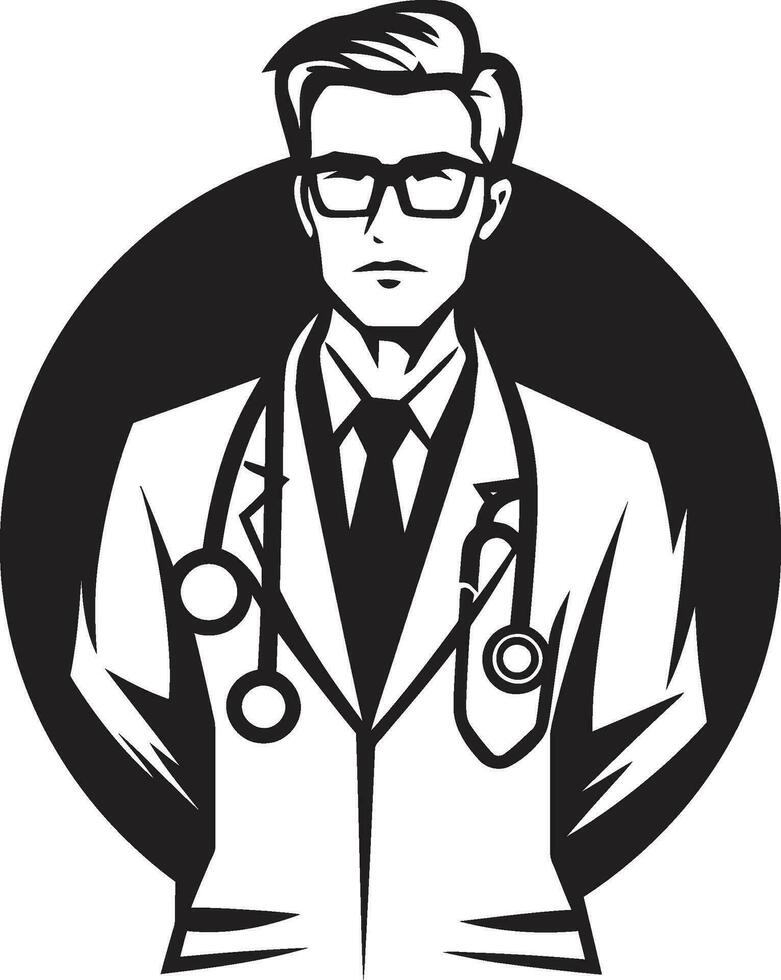 From Sketch to Vector The Process of Physician Portraits The Healing Touch Mastering Physician Vector Artistry