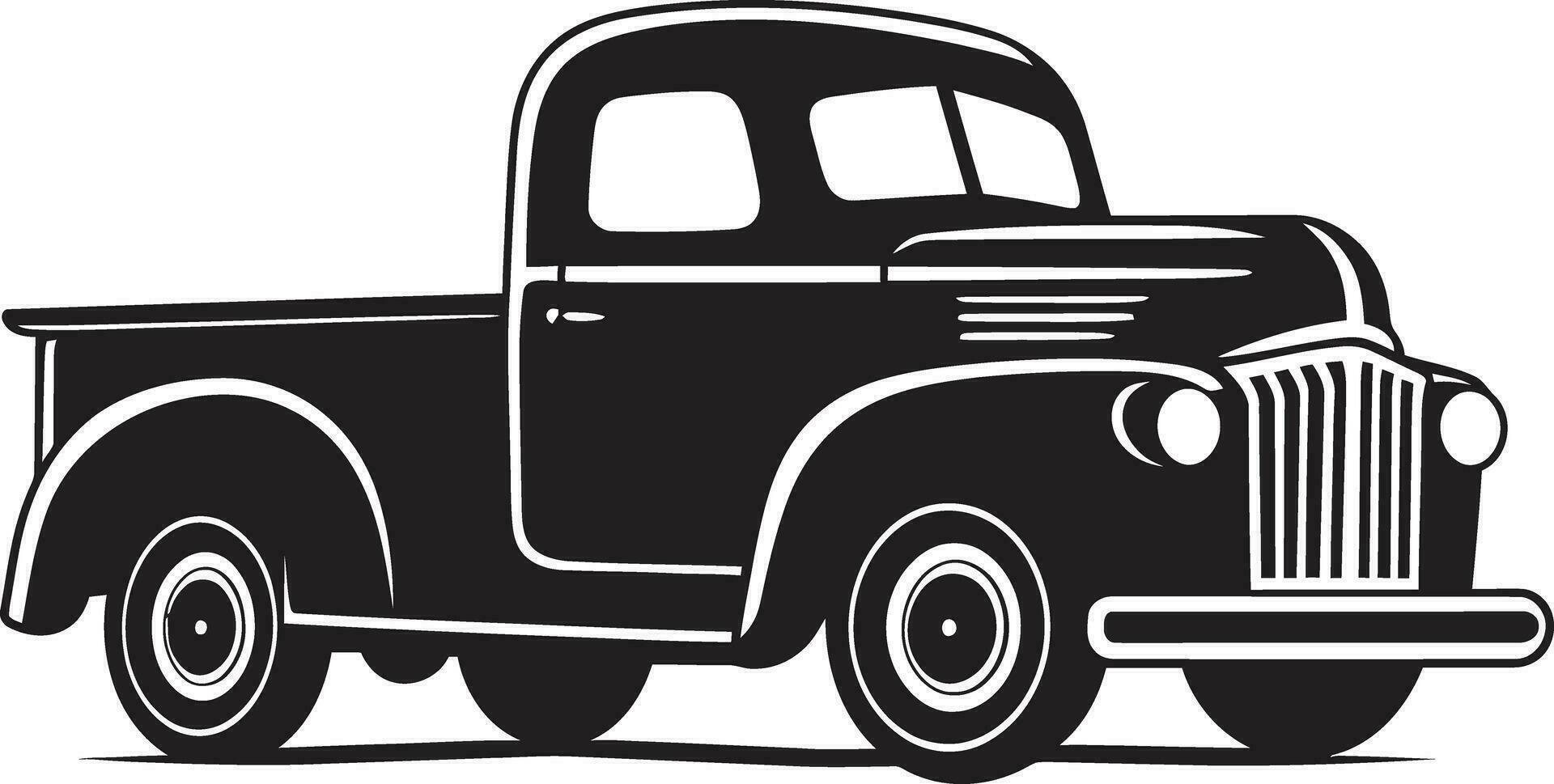 Modern Pickup Truck in Detailed Vector Art Pickup Truck Vector Illustration A Designers Dream