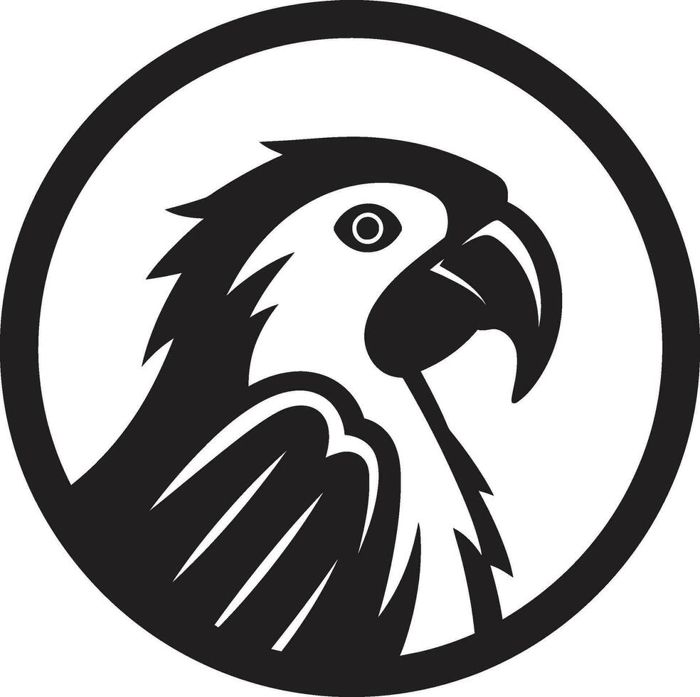 Crafting Parrot Vectors for Textiles and Fabrics Vector Parrot Illustration Bringing Conservation to Life