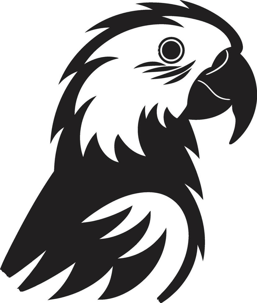 The Elegance of Parrot Vector Silhouettes Detailed Parrot Portraits A Vector Challenge