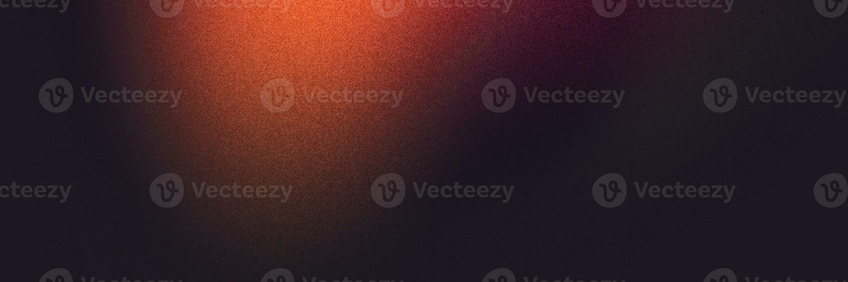 Abstract color gradient film grain texture background, gradient texture for web banner and hot sale, blurred orange purple red blue gray white free forms on black, noise texture effect warm tone photo