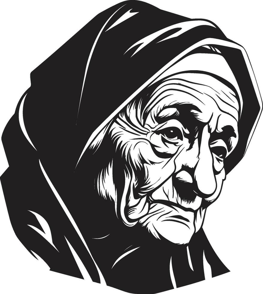 The Grandmothers Vector Portraits Beauty Beyond Age Old Women in Vector