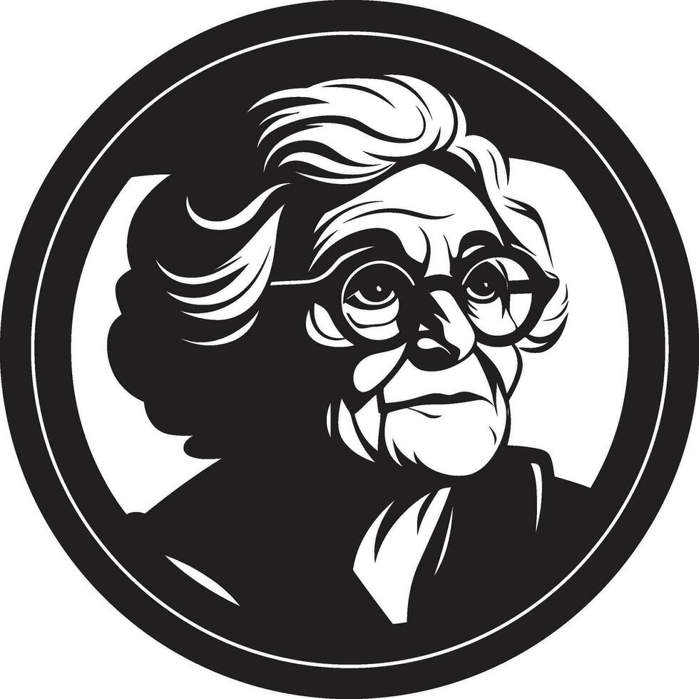 Senior Women in Stunning Vector Graphics Vintage Vectors Portraits of Old Women