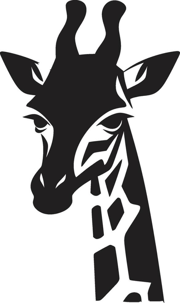 Graceful Giraffe Vector Illustrations Wildlife in Art African Savanna Beauty Giraffe Vector Graphics