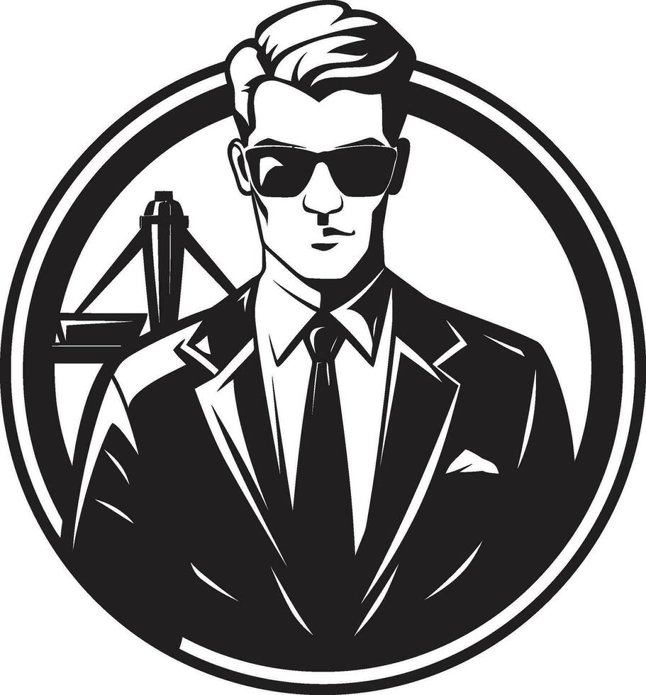 icónico abogados vector ilustraciones conjunto el Arte de ley abogado vector gráficos
