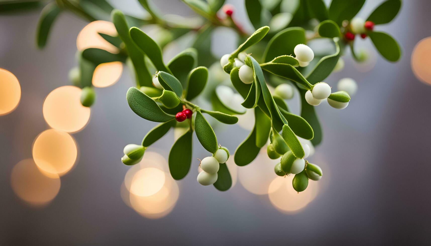AI Generated mistletoe photo