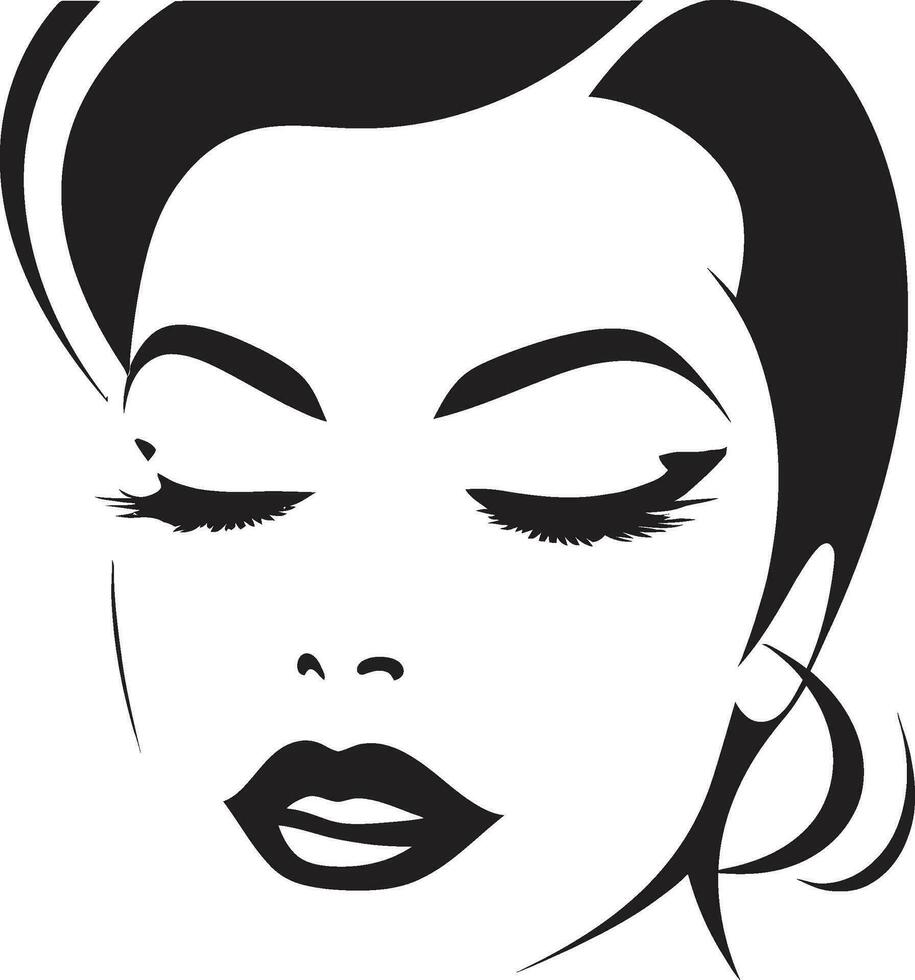 maquillaje maestría soltado vector arte esculpir belleza en píxeles vector maquillaje Arte