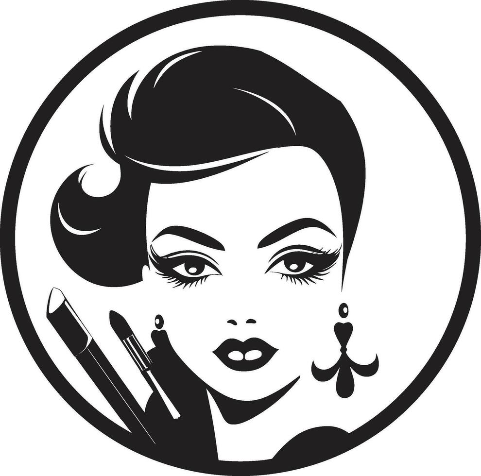 Vector Brushes and Blushes Makeup Art Cosmetic Creativity Vector Makeup Masterpieces