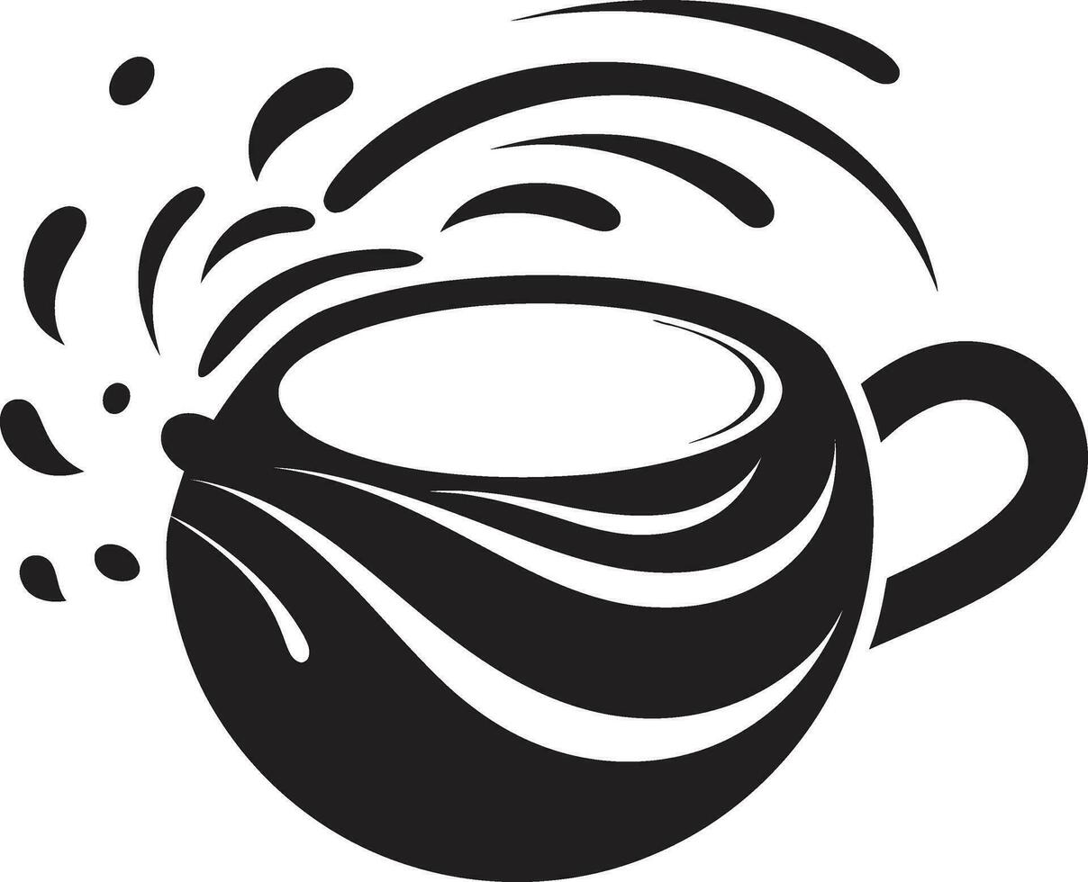 soda fuente vector escena caliente café vector ilustración