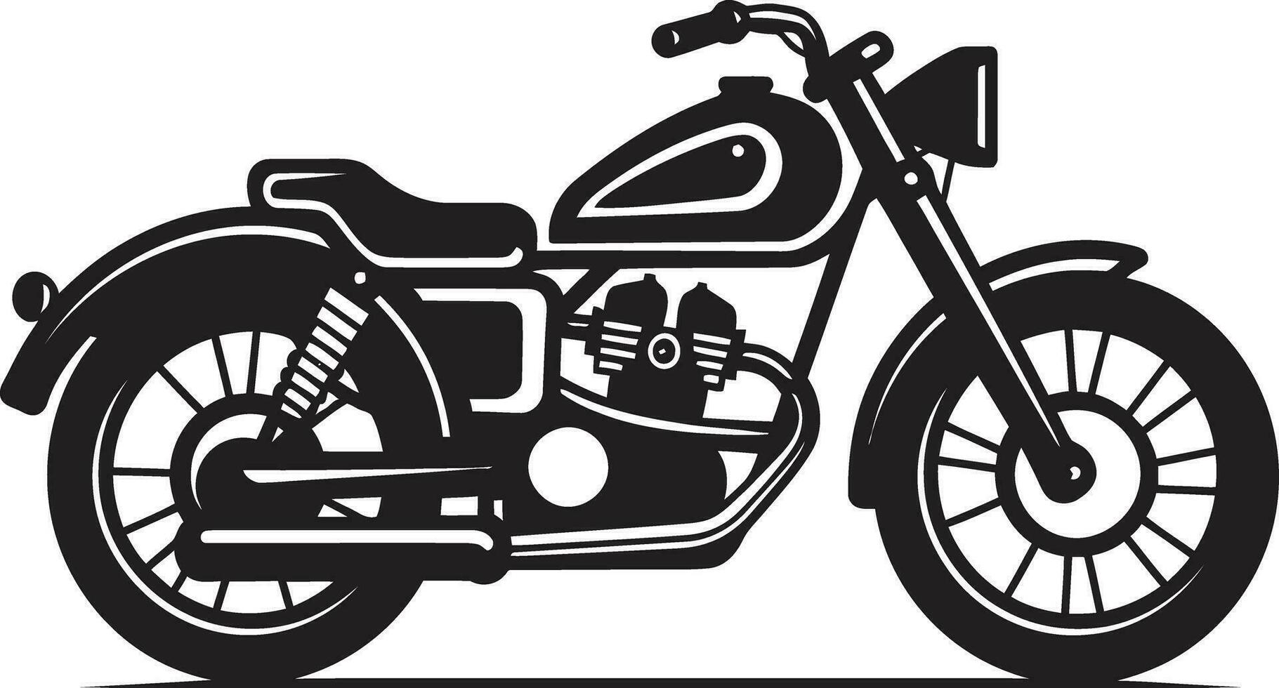 Retro Bike Vibes Vintage Motorcycle Vector Art Custom Choppers Vector Illustrations of Unique Bikes