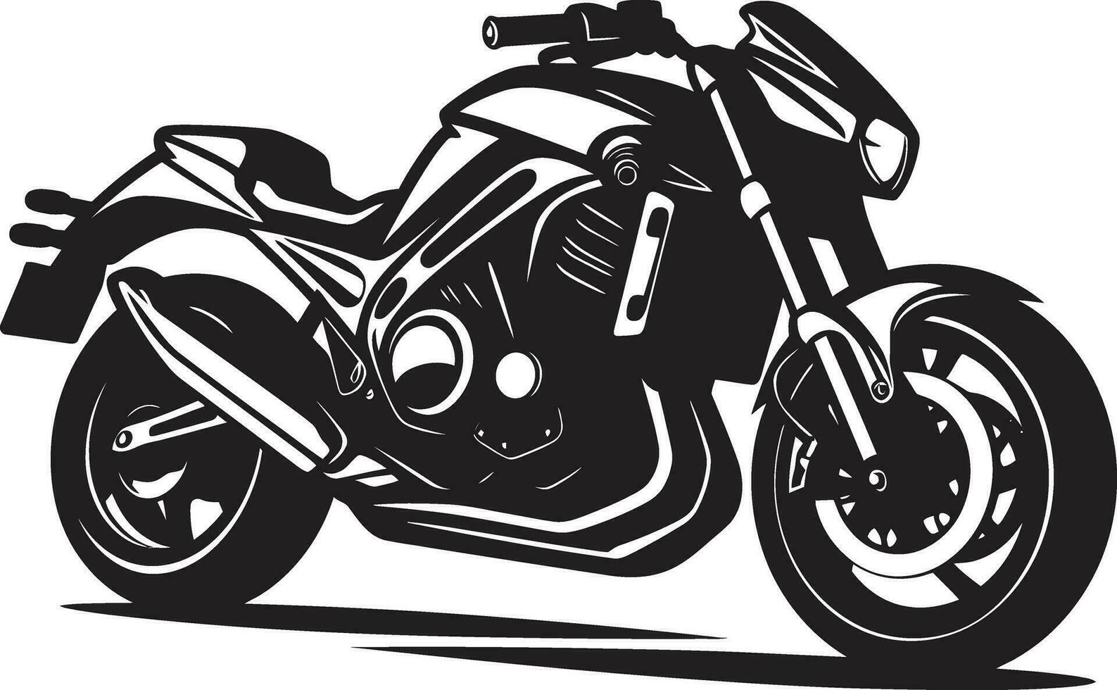 Vector Adventures on Two Wheels Motorcycle Art Motorcycles in Pixels Expressing Vectorized Thrills