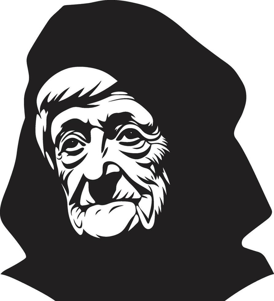 Wisdom in Art Old Women Vector Graphics Portraying Old Womens Journey in Vector