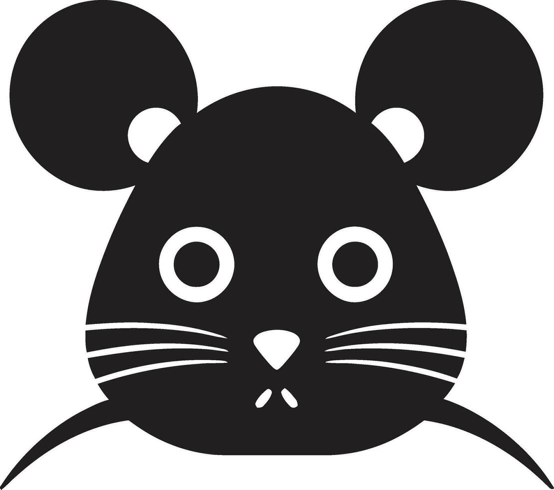 Expressive Eyes in Mouse Vector Illustration Mouse Illustration for Product Packaging