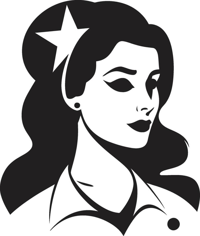 Vectorized Nursing Silent Heroes in Design Nurse Symbols Digital Reflections of Hope vector