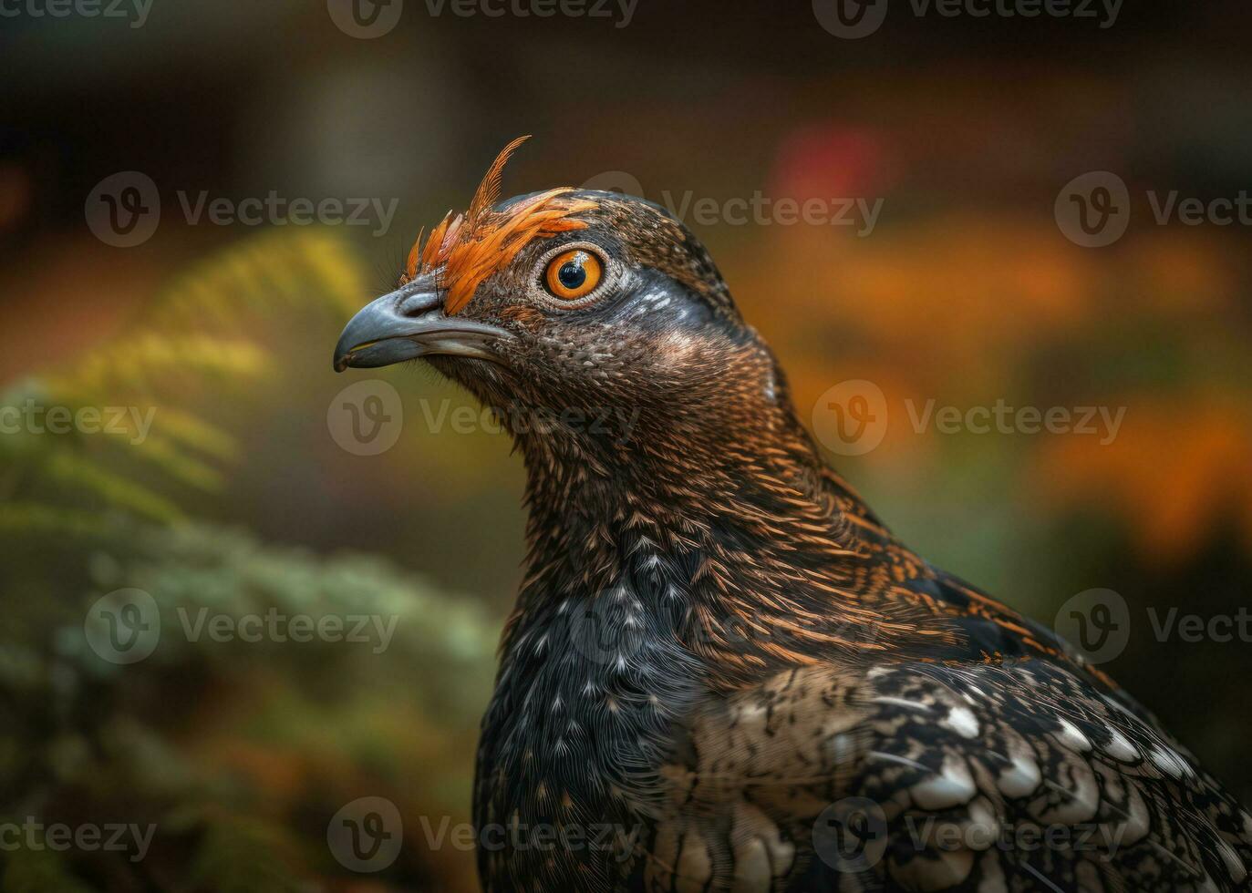 Grouse bird portrait AI Generated photo