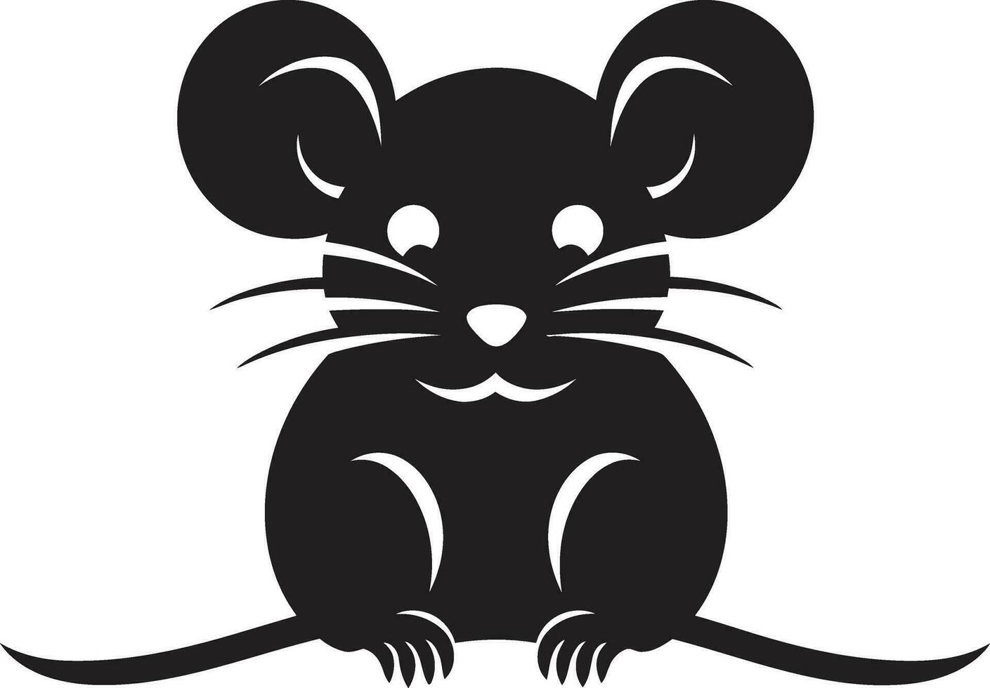elaboración detallado ratón vectores en ilustrador diseño un ratón mascota vector Arte tutorial