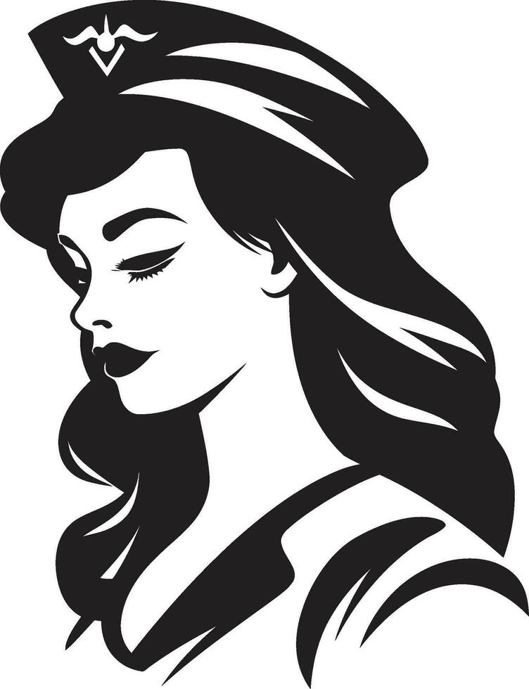 Nurse Illustrations Aesthetic Homage to Healthcare Heroes Nurse Vector Graphics Portraying Hope in Design