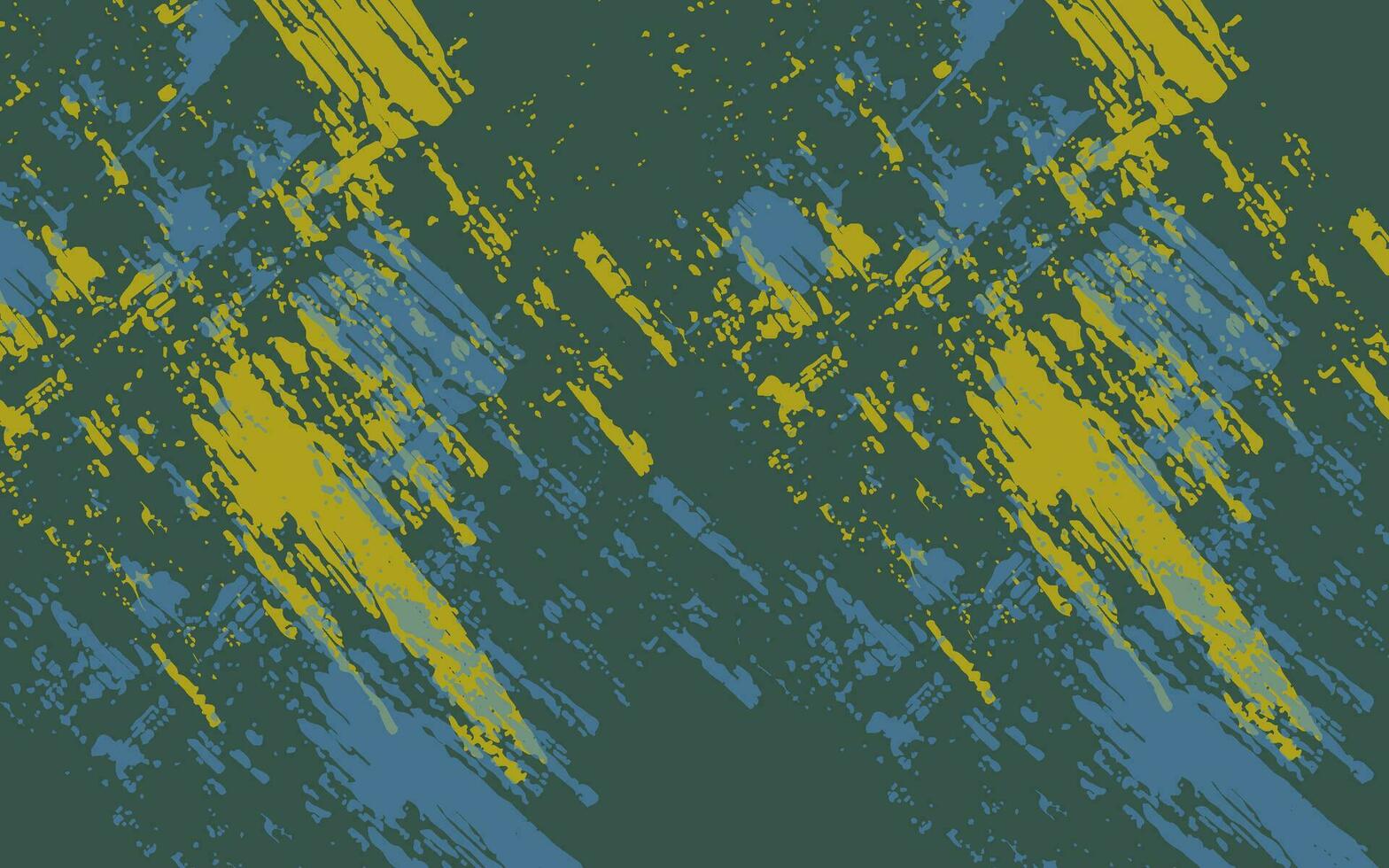 Abstract grunge texture splash paint green and yellow background vector