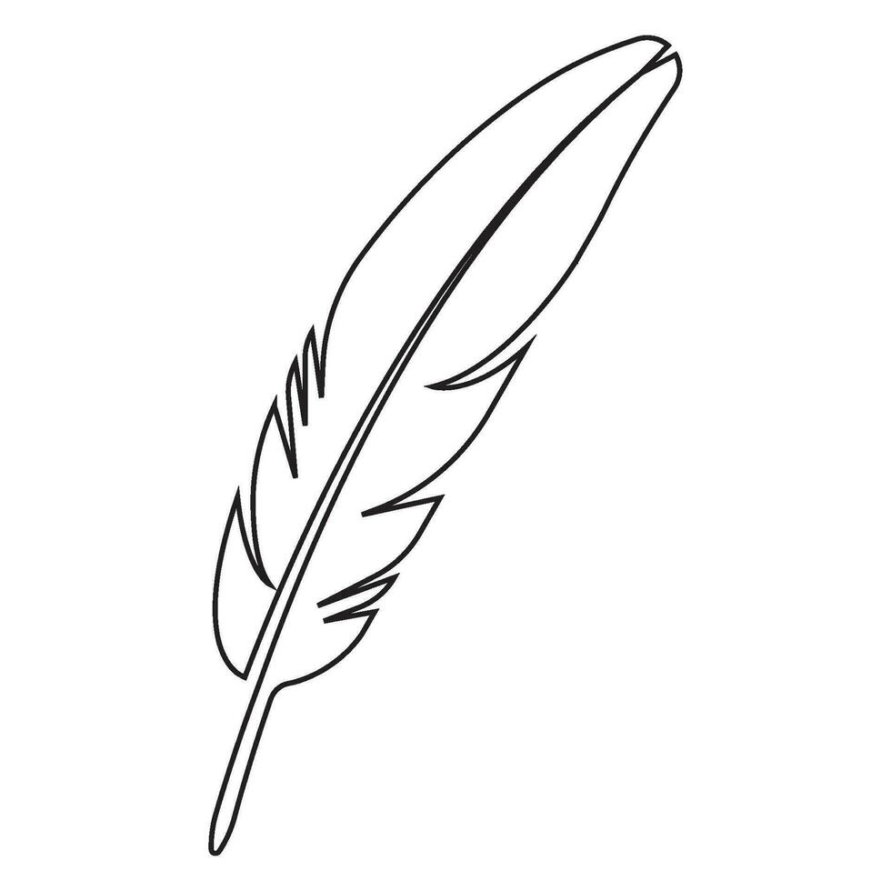 Quill pen logo vector