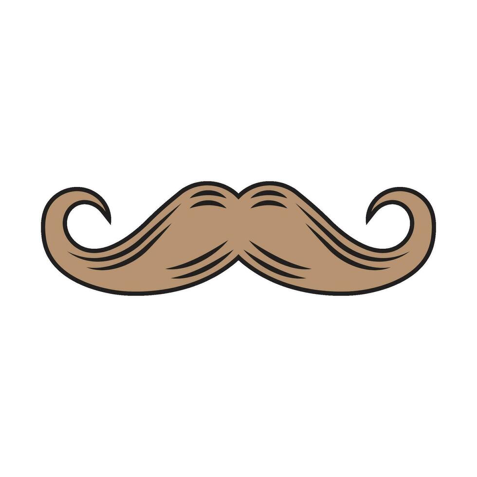 Mustache vector icon