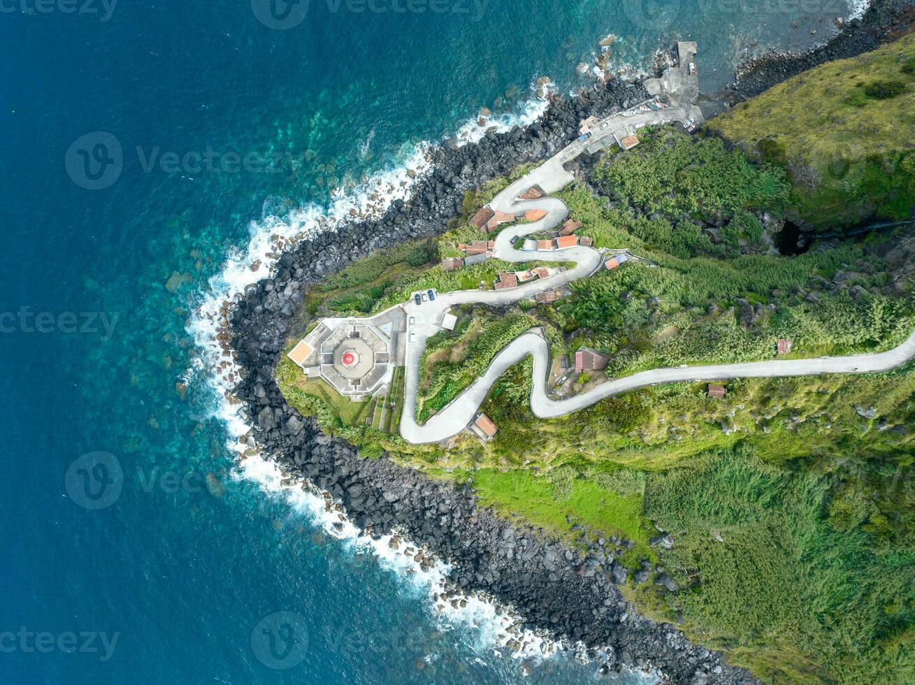 Farol do Arnel - Azores, Portugal photo