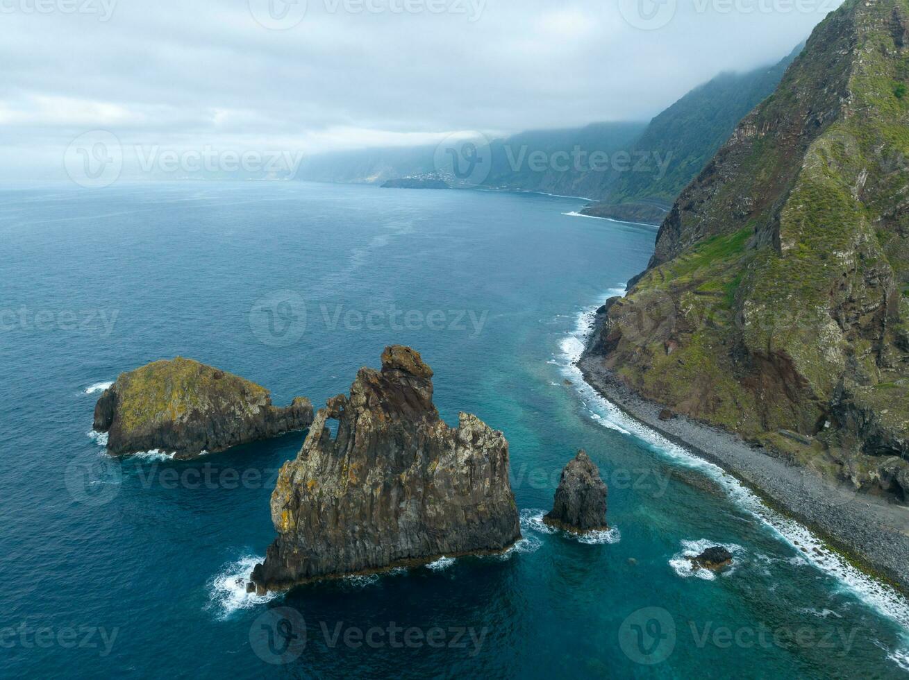 miradouro ilheus da ribeira da janela - madeira isla - Portugal foto