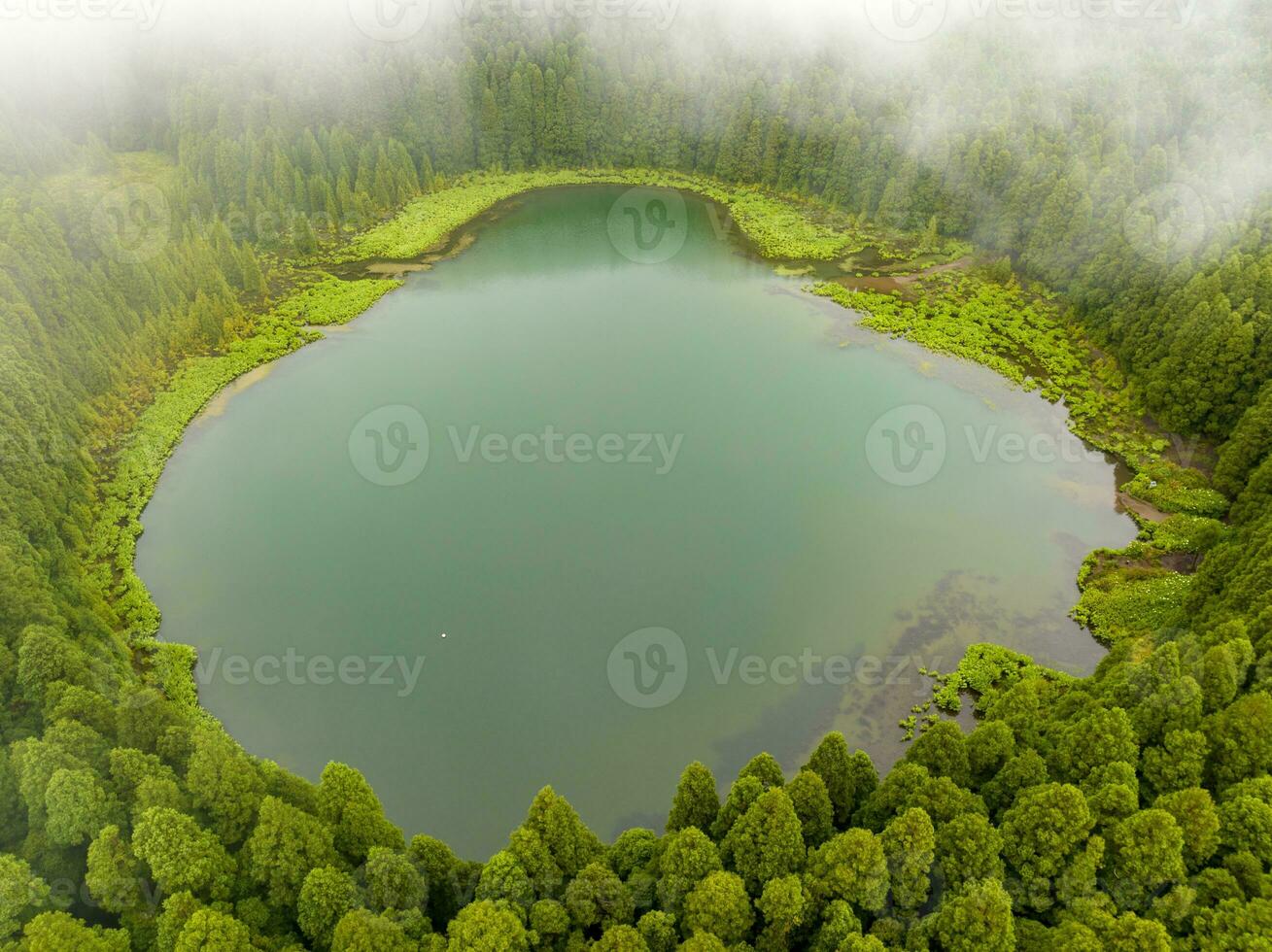 lagoa hacer canario - azores, Portugal foto