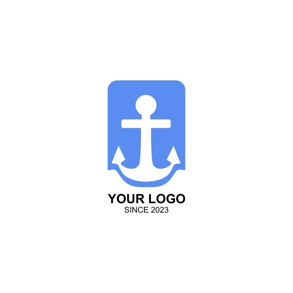 anchor logo or symbol vector