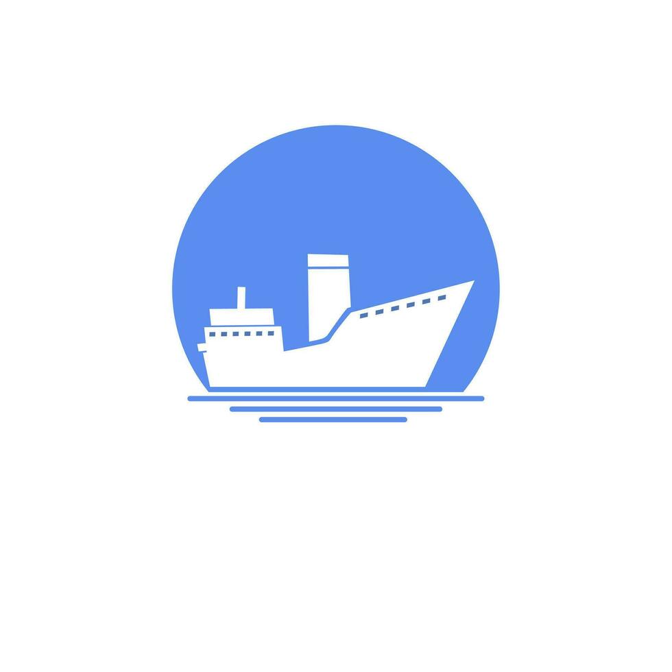 ship logo or symbol vector
