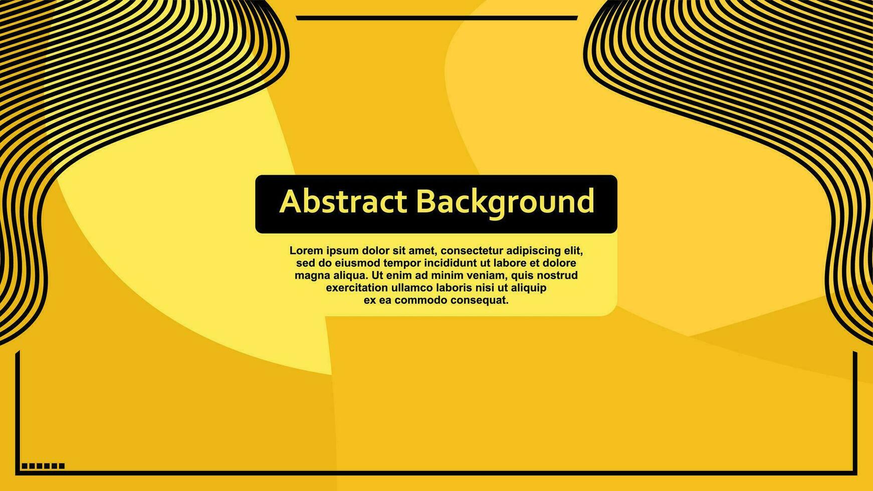 abstract yellow background vector