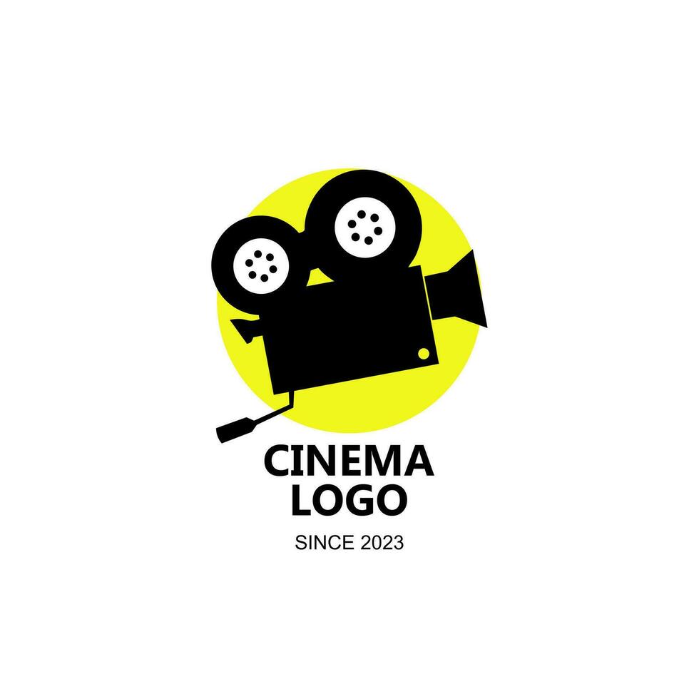 cine logo o icono vector