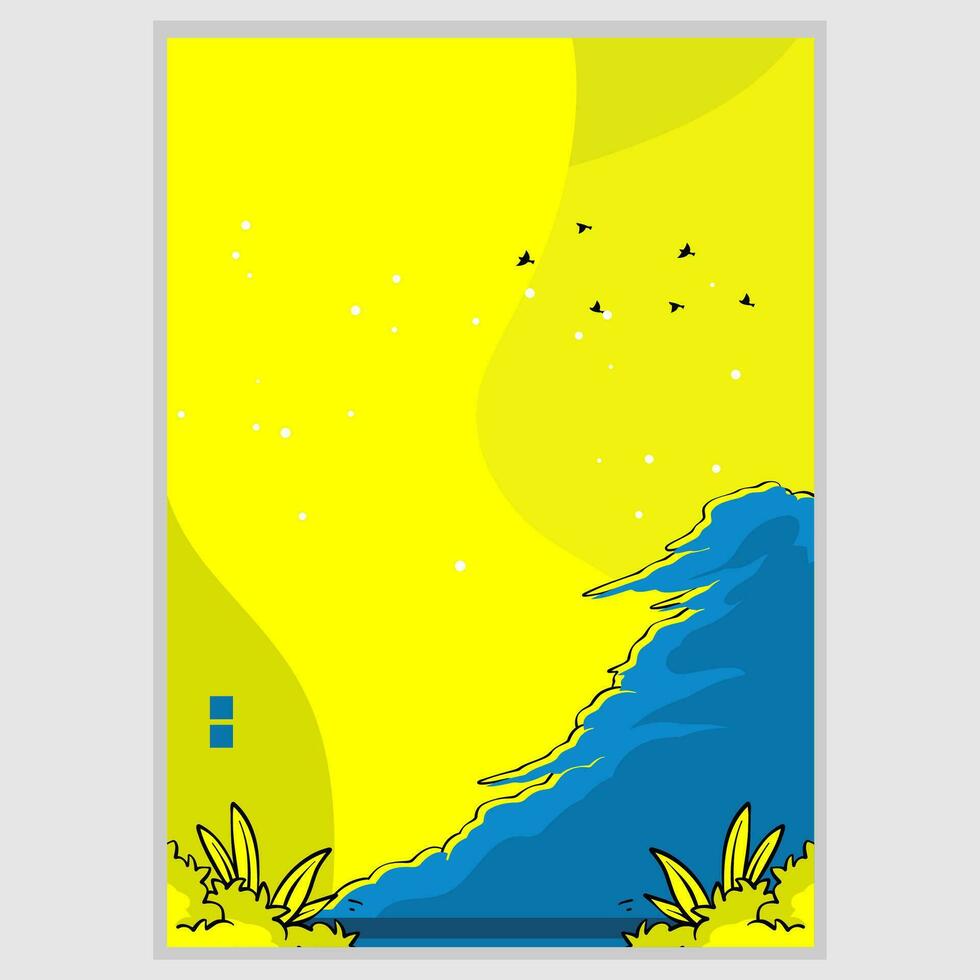 page background yellow vector