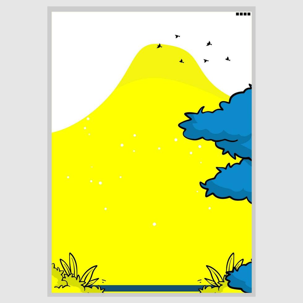 page background yellow vector