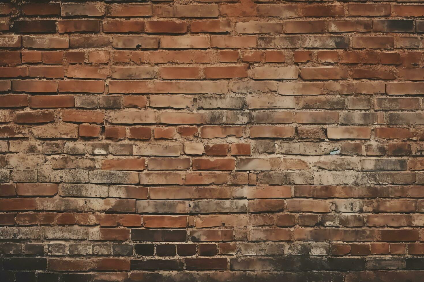 Aged Appeal bricks texture, AI Generated photo