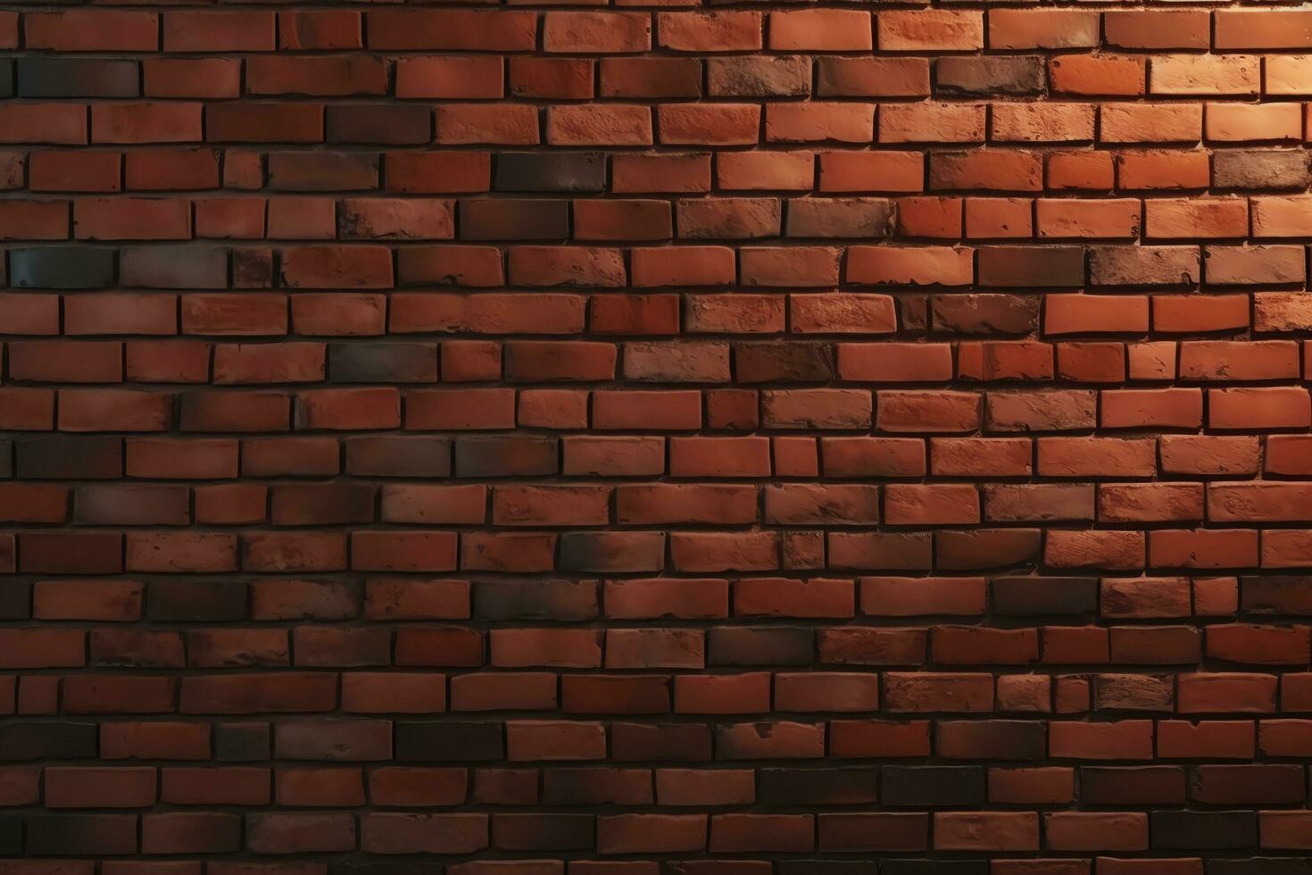 Smooth Finish bricks texture, AI Generated photo