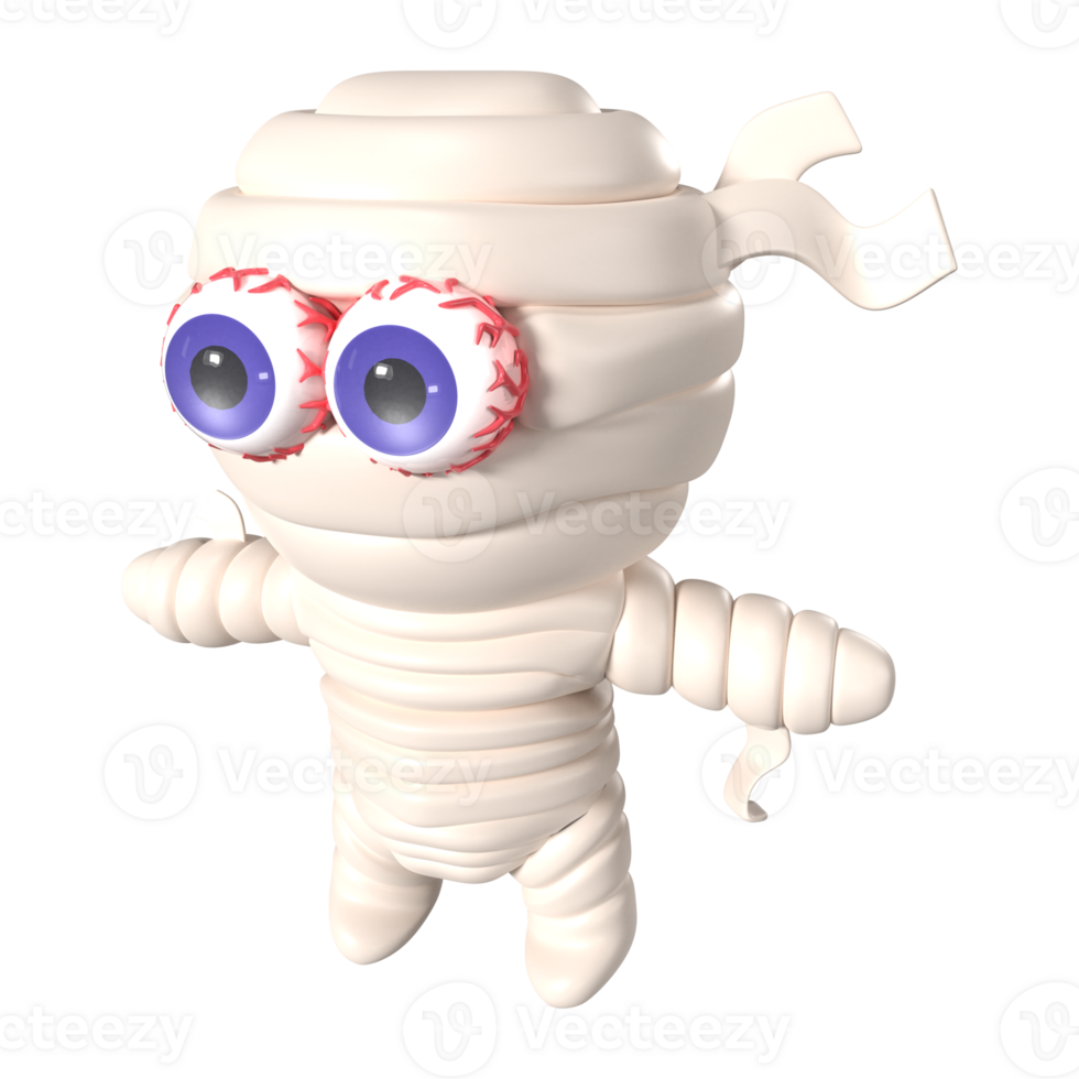 Mummy 3D Illustration Icon png