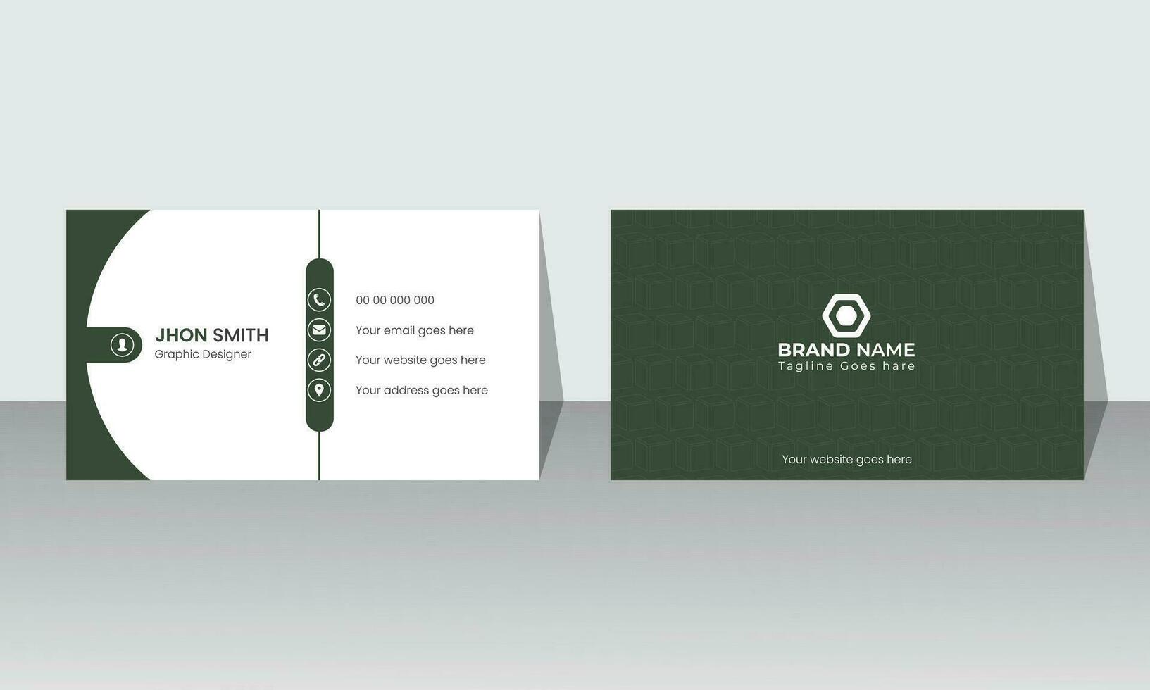 Professional Business Card vector